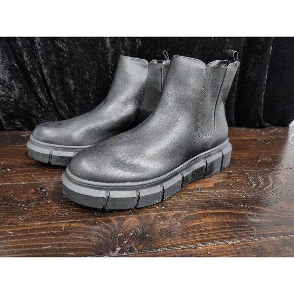 BP Niya Black Lug Sole Chelsea Boots/Sz. 10M - Picture 3 of 11